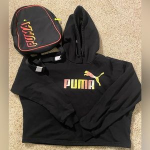 Puma Hoodie and small backpack